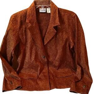 Chico's button front jacket Size 1 Medium Pre-loved